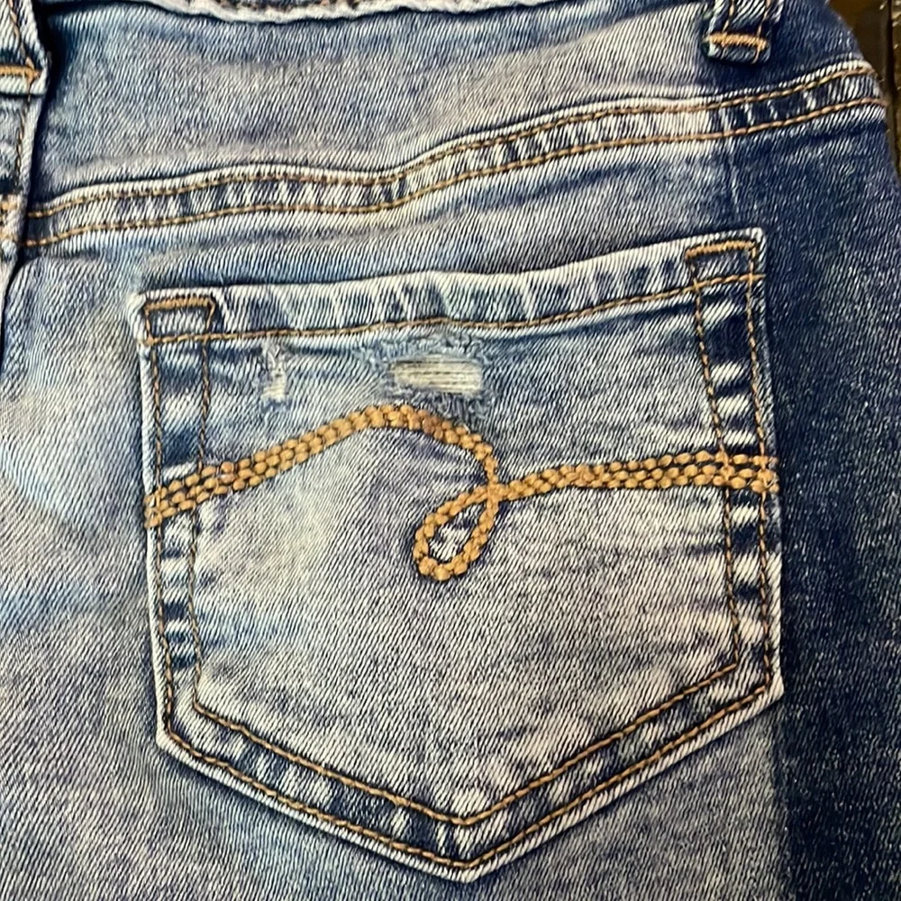 Girl’s Justice Distress Blue Jeans Shorts Slim Cut